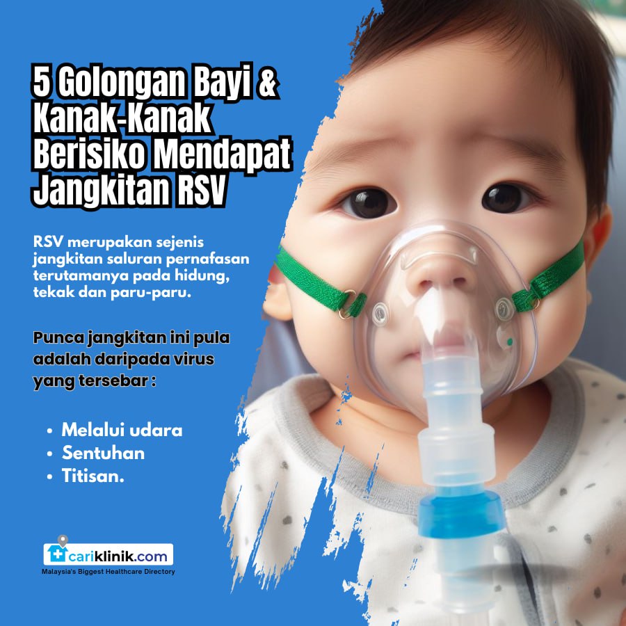 5 GOLONGAN BAYI & KANAK-KANAK YANG BERISIKO MENDAPAT RSV