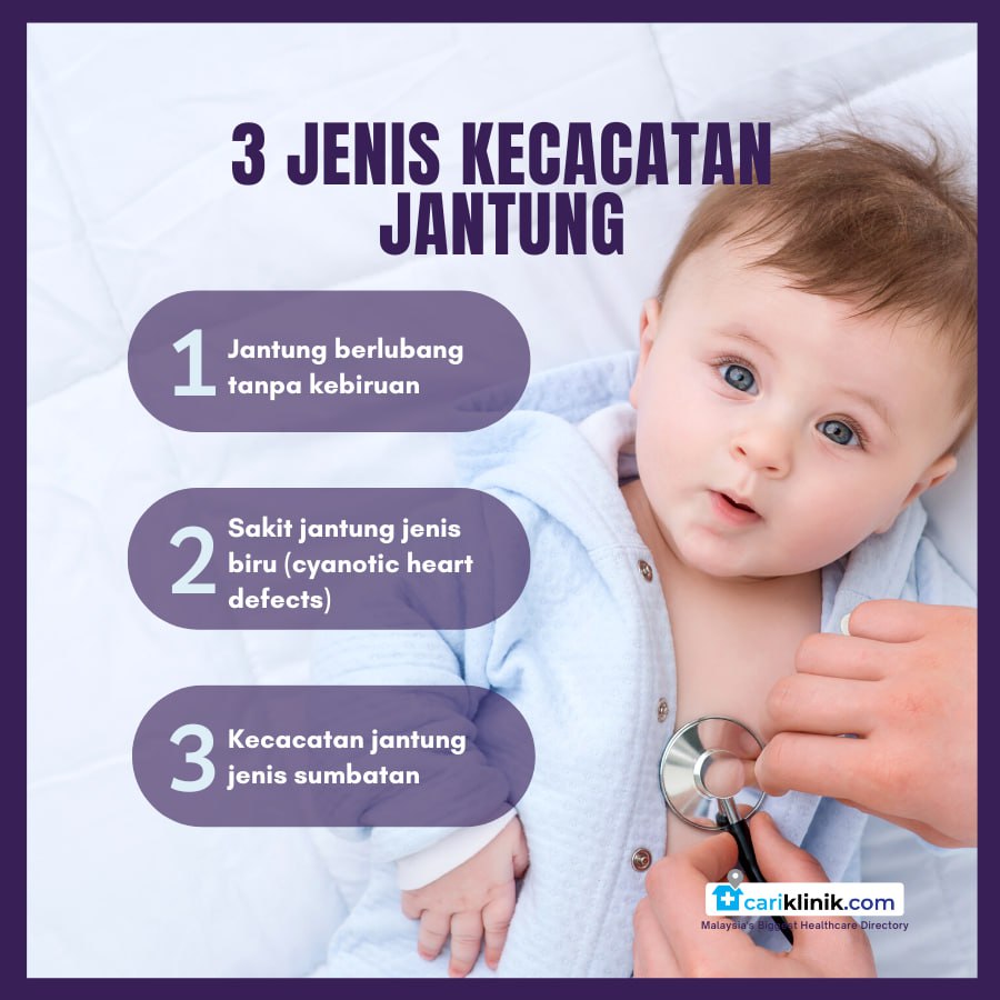 3 JENIS KECACATAN JANTUNG