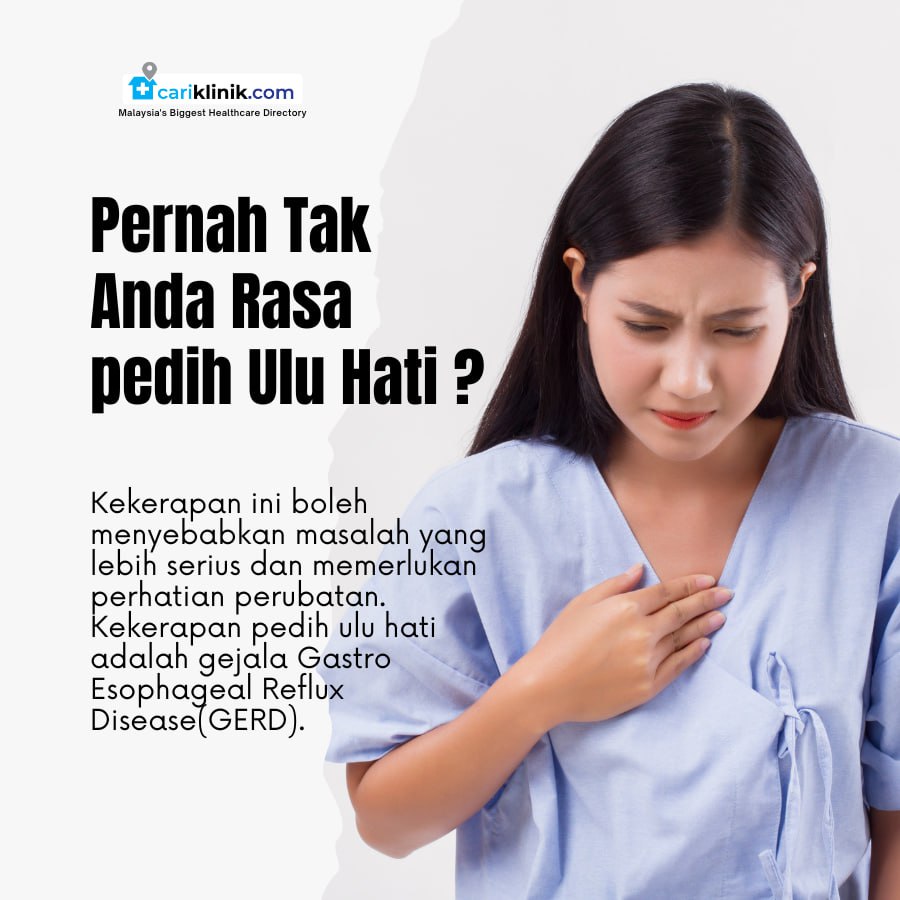 PERNAH TAK ANDA RASA PEDIH ULU HATI ?