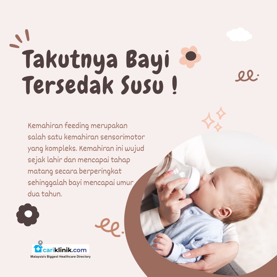 BAYI TERSEDAK SUSU!