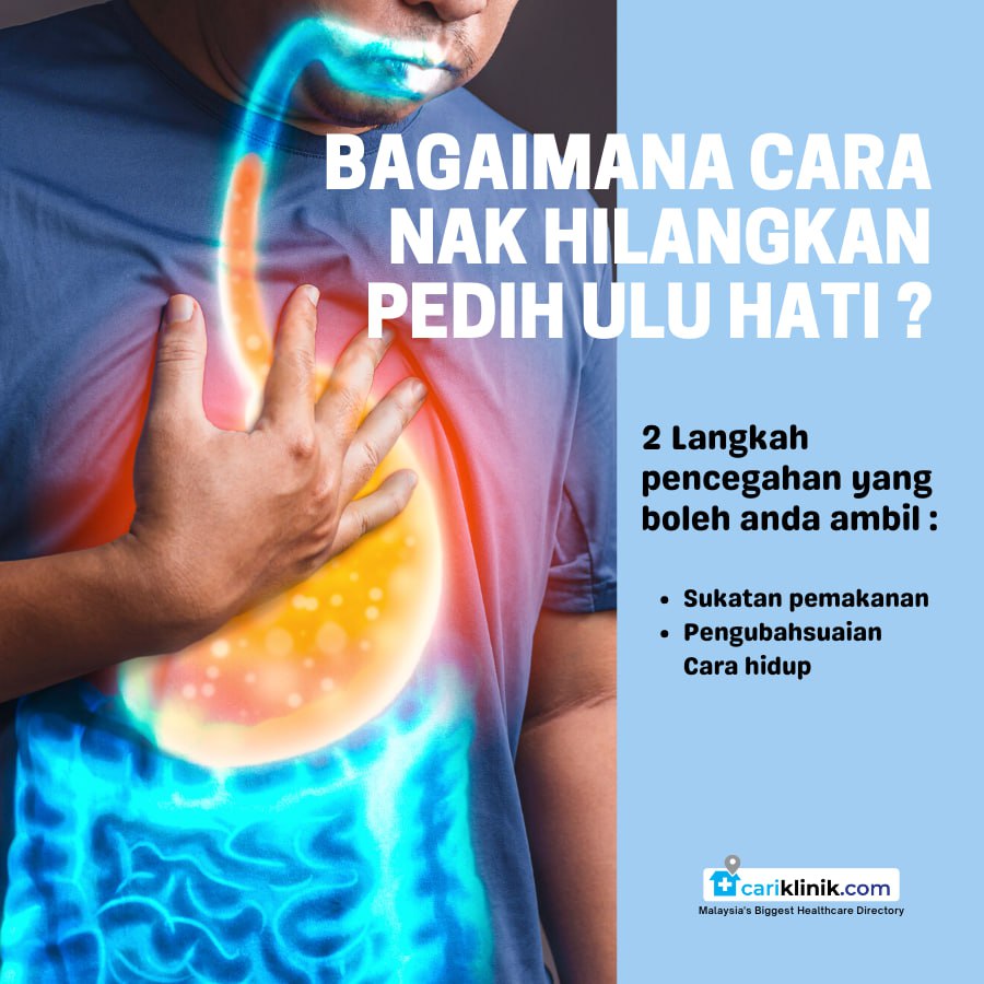 BAGAIMANA NAK HILANGKAN PEDIH ULU HATI ?