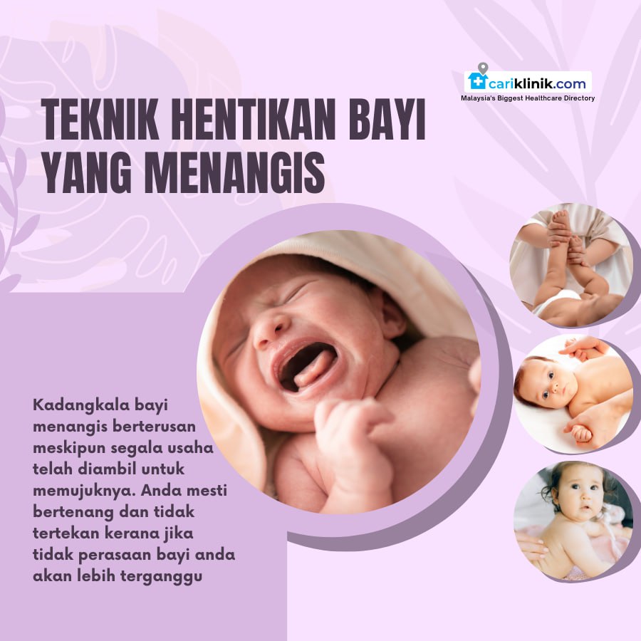 TEKNIK HENTIKAN BAYI MENANGIS