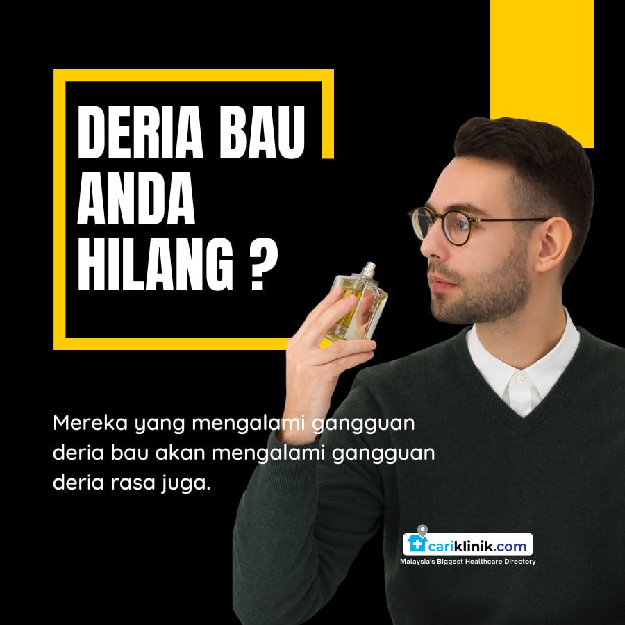 DERIA BAU ANDA HILANG ?