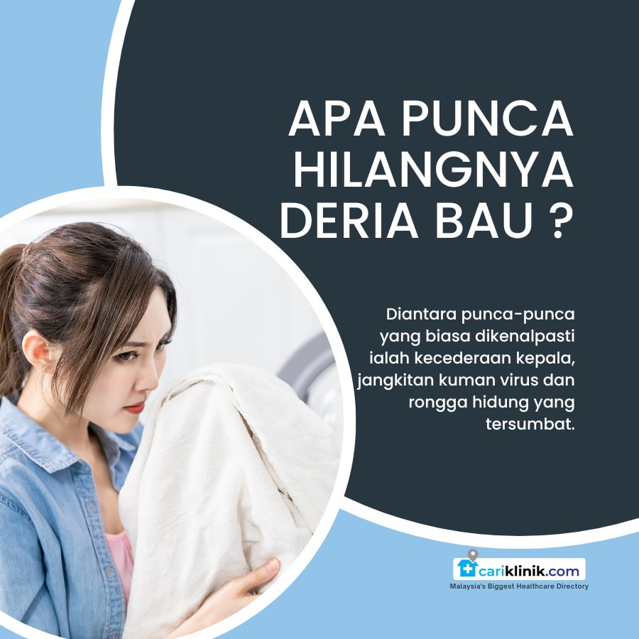 APA PUNCA HILANG DERIA BAU ?