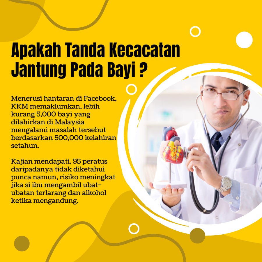 APAKAH TANDA KECACATAN JANTUNG PADA BAYI ?