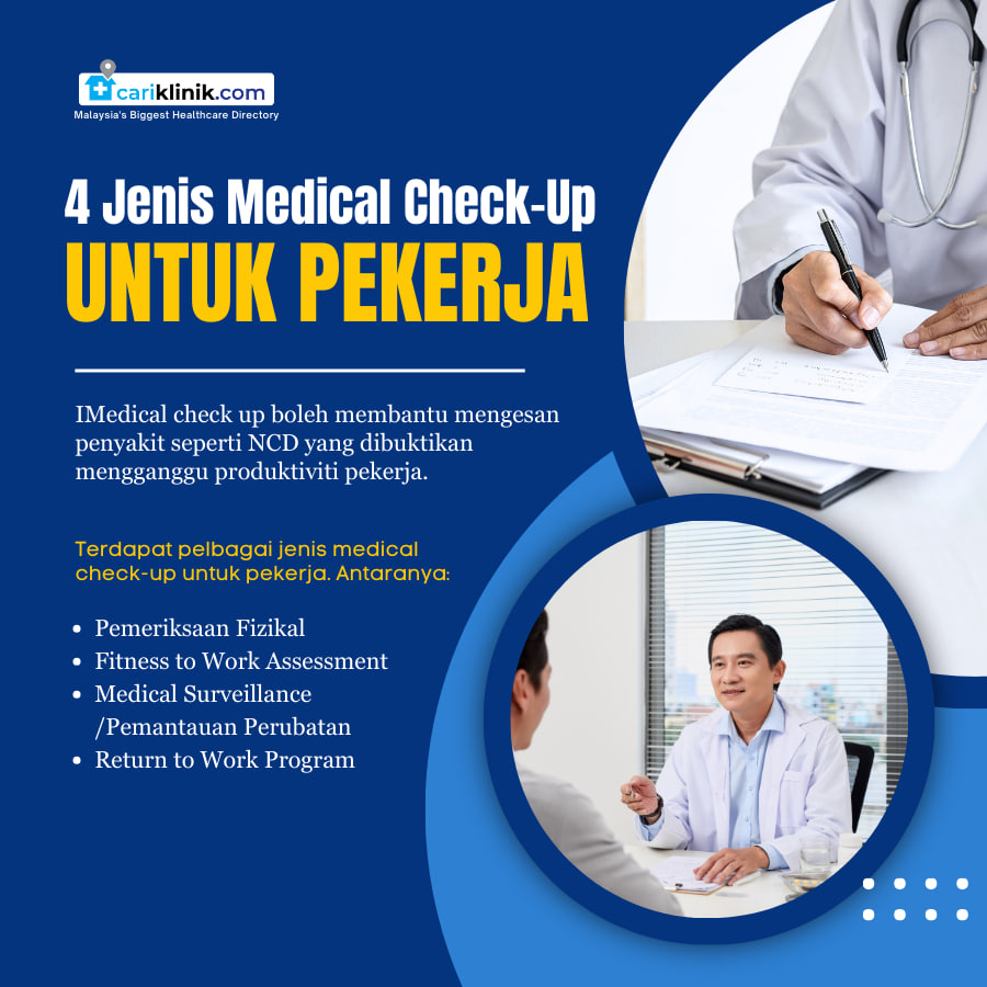 4 JENIS MEDICAL CHECK-UP UNTUK PEKERJA