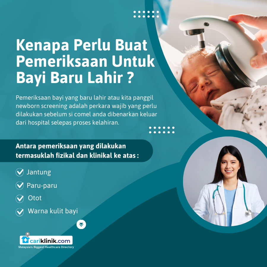 KENAPA PERLU BUAT PEMERIKSAAN BAYI BARU LAHIR?