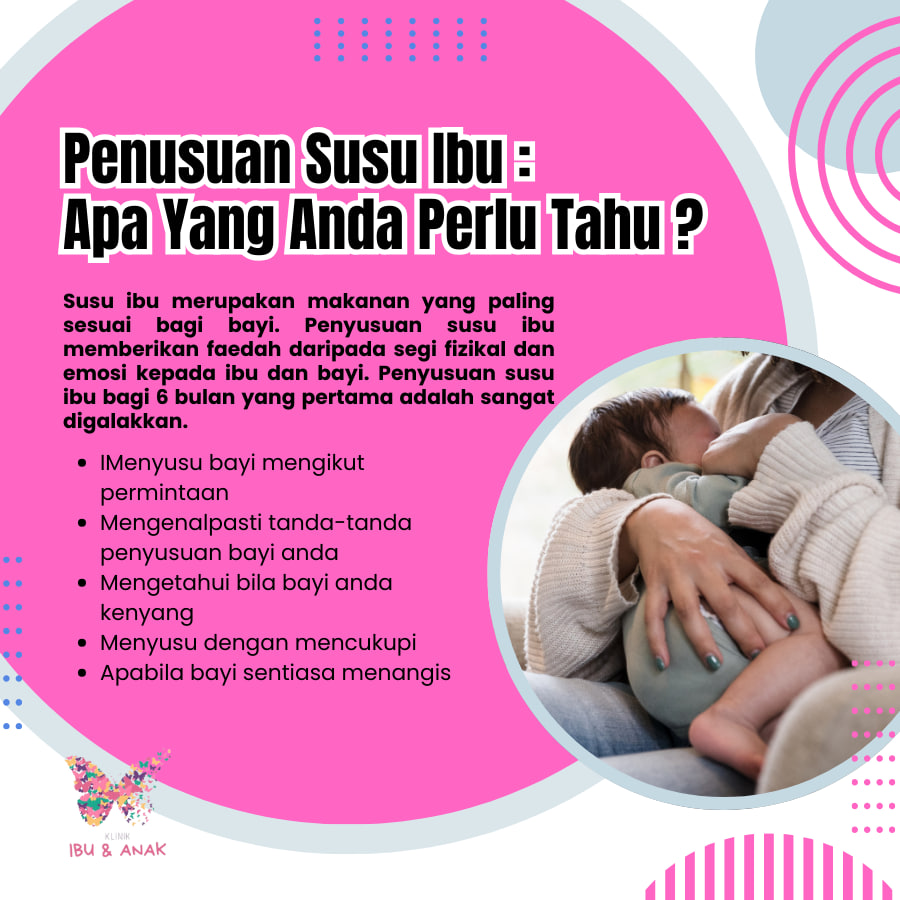 Penyusuan Susu Ibu : Apa Yang Anda Perlu Tahu