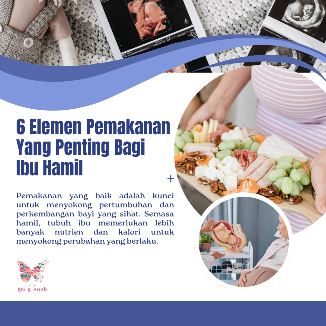 6 Elemen Pemakanan Yang Penting Bagi Ibu Hamil