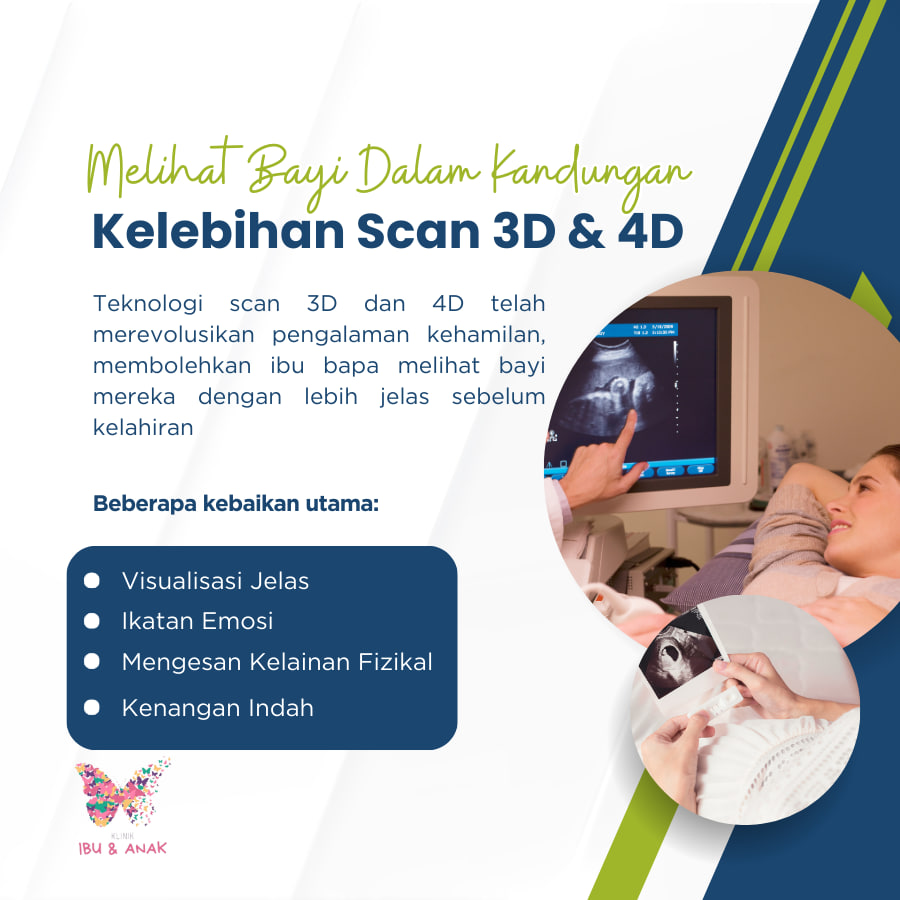 Melihat Bayi Dalam Kandungan : Kelebihan Scan 3D & 4D