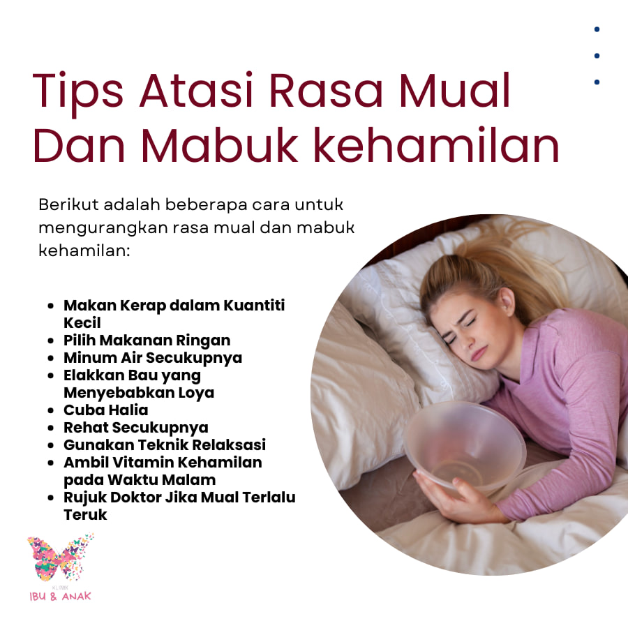 Tips Atasi Rasa Mual Dan Mabuk Hamil