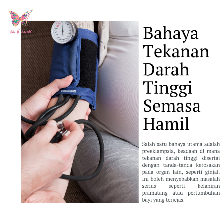 Bahaya Tekanan Darah Tinggi Semasa Hamil, Jangan Ambil Ringan