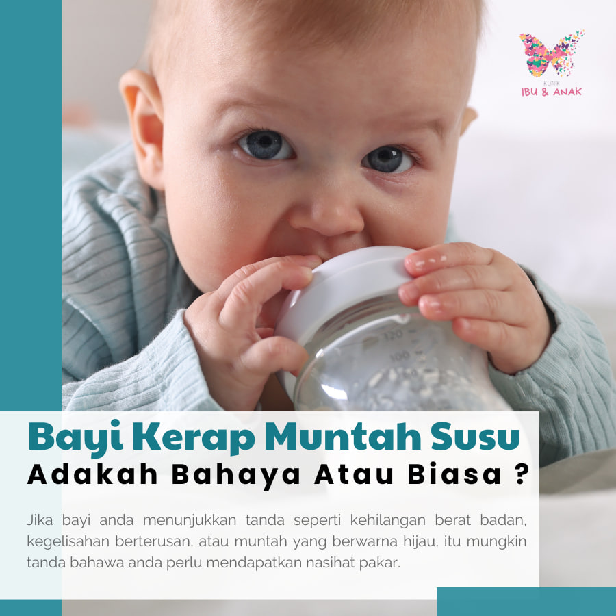Bayi Kerap Muntah Susu : Bahaya Atau Biasa?