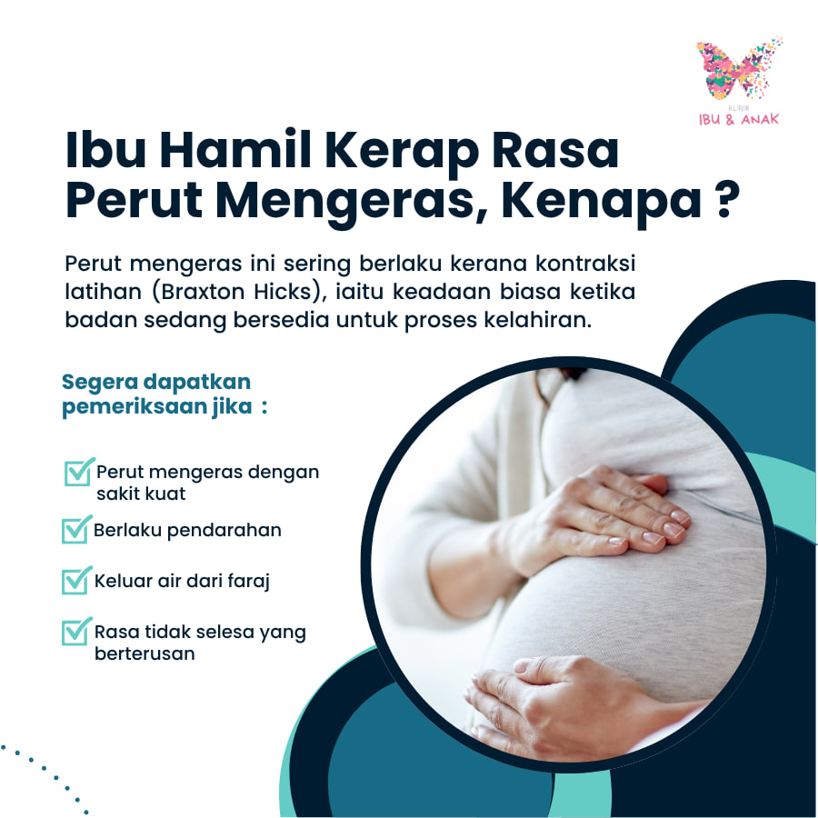 Ibu Hamil Kerap Rasa Perut Mengeras,Kenapa ?