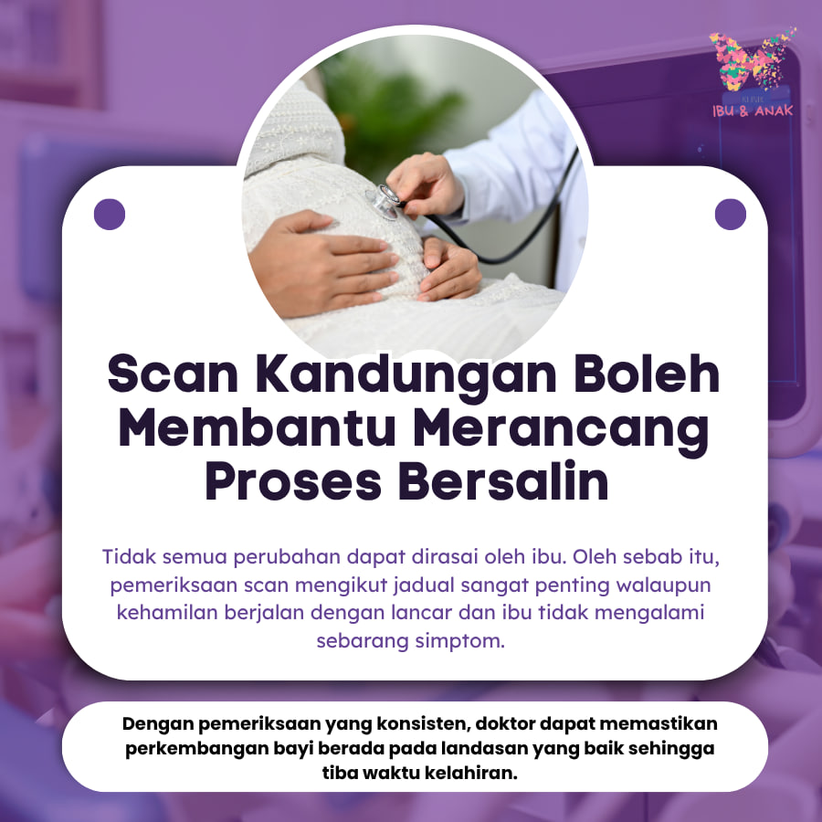 Scan Kandungan Boleh Membantu Merancang Proses Bersalin