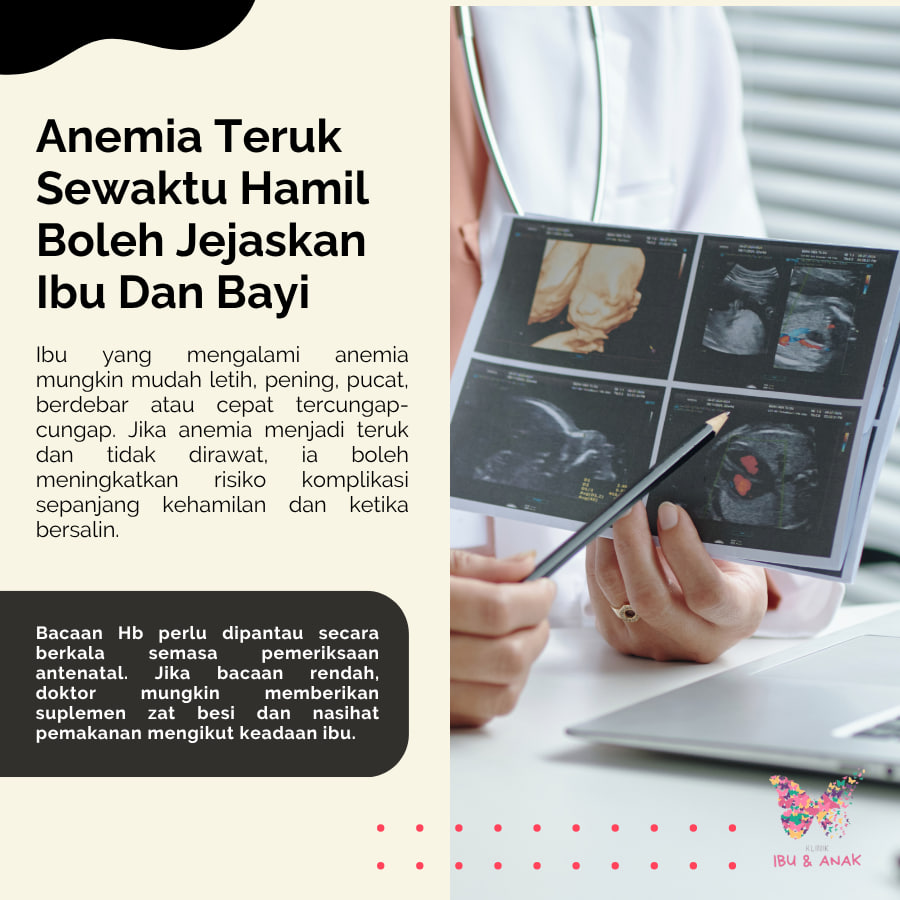 Anemia Teruk Sewaktu Hamil Boleh Jejaskan Ibu Dan Bayi